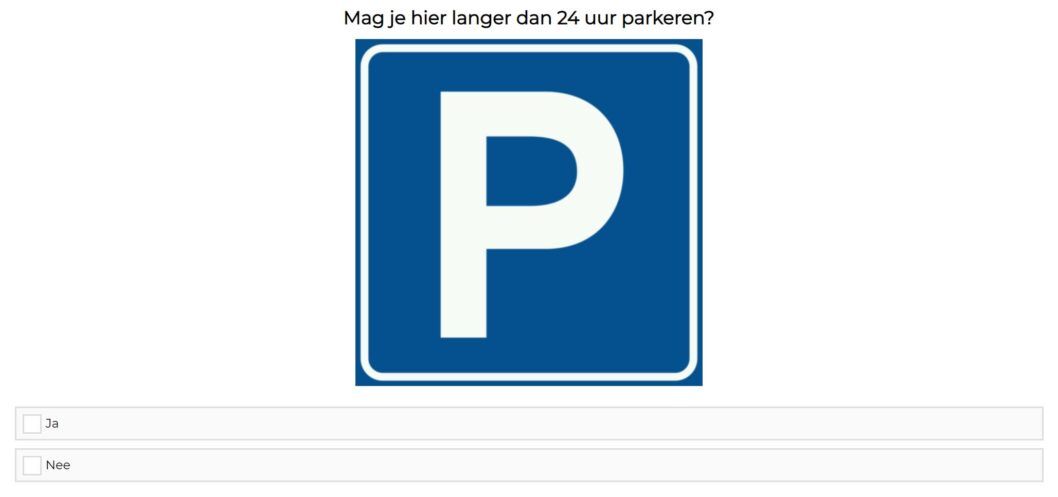 Verkeersborden Parkeren Verkeersborden Oefenen Gratis